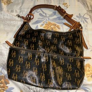 Dooney & Bourke Black and Brown Women's Bag